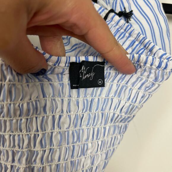 NWT Milk & Honey Stripe Halter Top - Picture 4 of 4